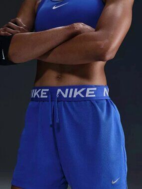 Nike Women's Attack Dri-FIT Mid-Rise 5" Unlined Short in Hyper Royal XS NWT